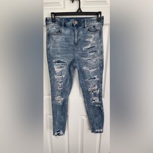 American Eagle Curvy Hi-Rise Jegging EUC